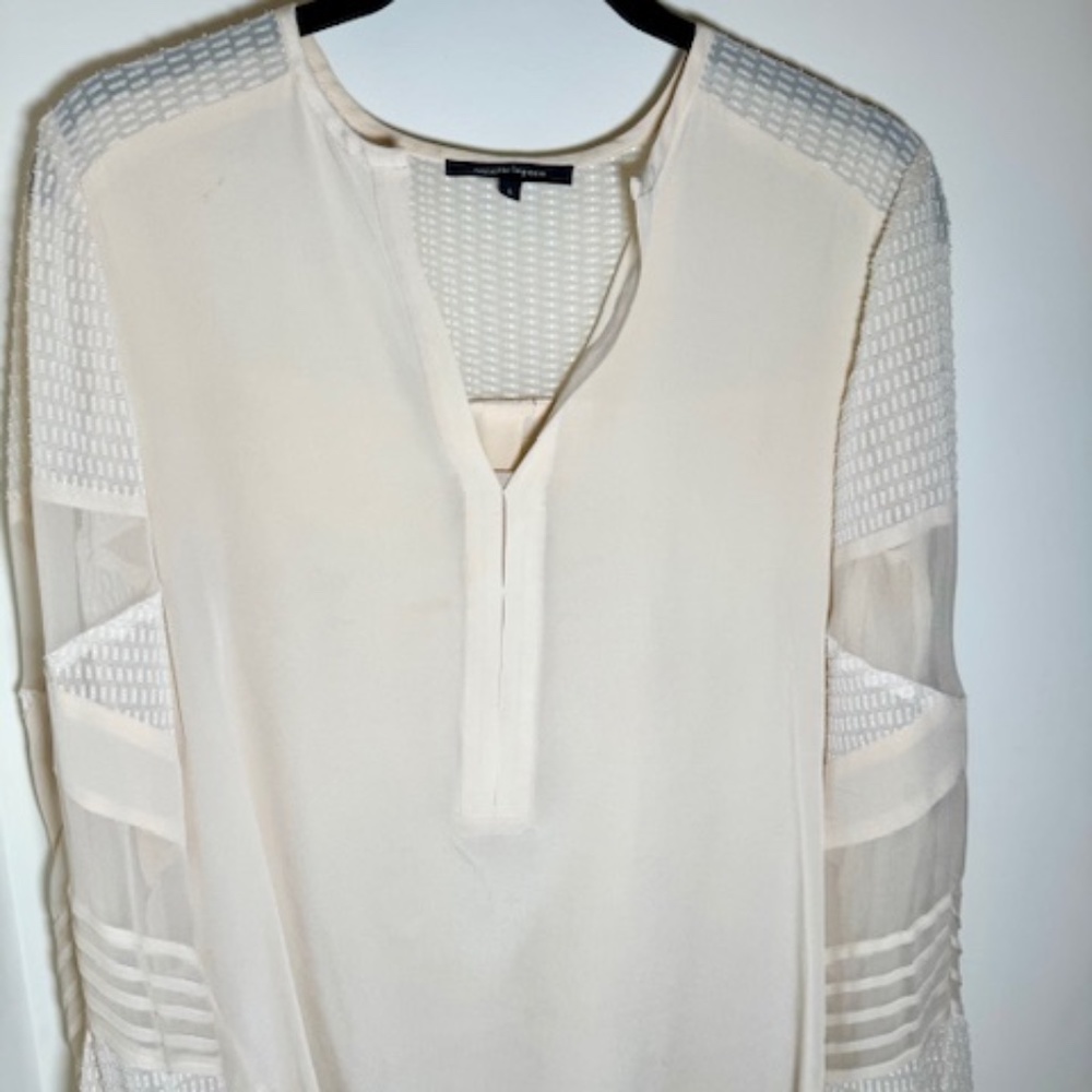 Nanette Lepore Women’s Off White Top Size 6